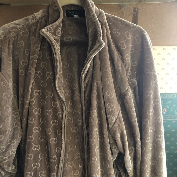 gold gucci tracksuit